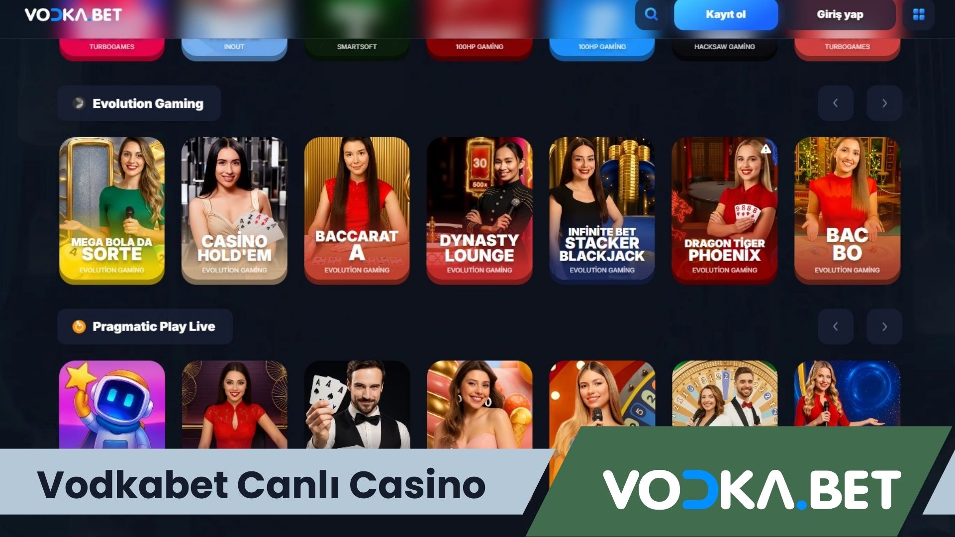 Vodkabet Canlı Casino Dünyasında Anlık Heyecana Katılın